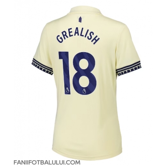 Everton Jack Grealish #18 Tricou Fotbal Replică 2025-26 Femei Deplasare